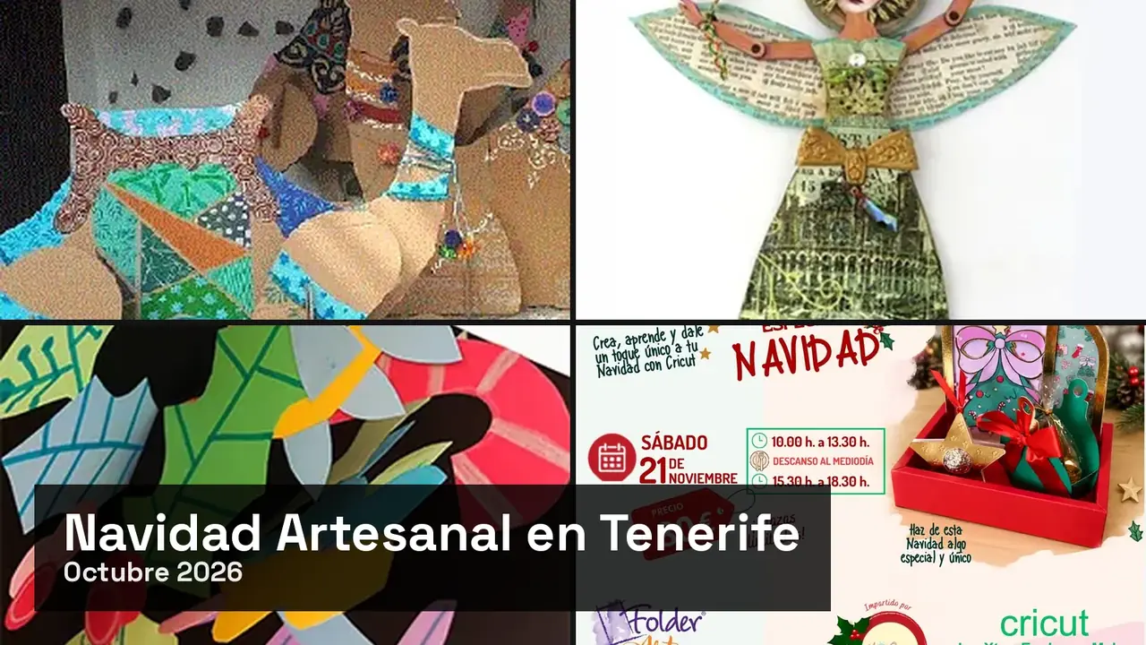 CajaCanarias y Folder Art: Talleres de Navidad 2026 en Tenerife