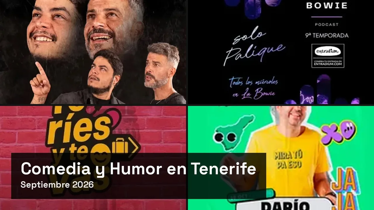 Malviviendo, Darío López & Abubukaka: Autumn Comedy in Tenerife 2026