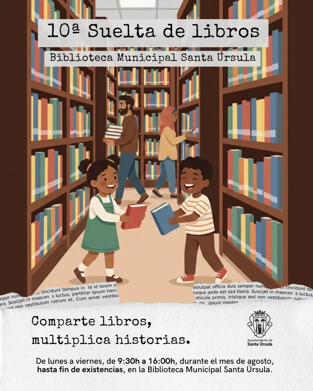 10ª Suelta de Libros — Talleres y Formación en Santa Úrsula, Tenerife