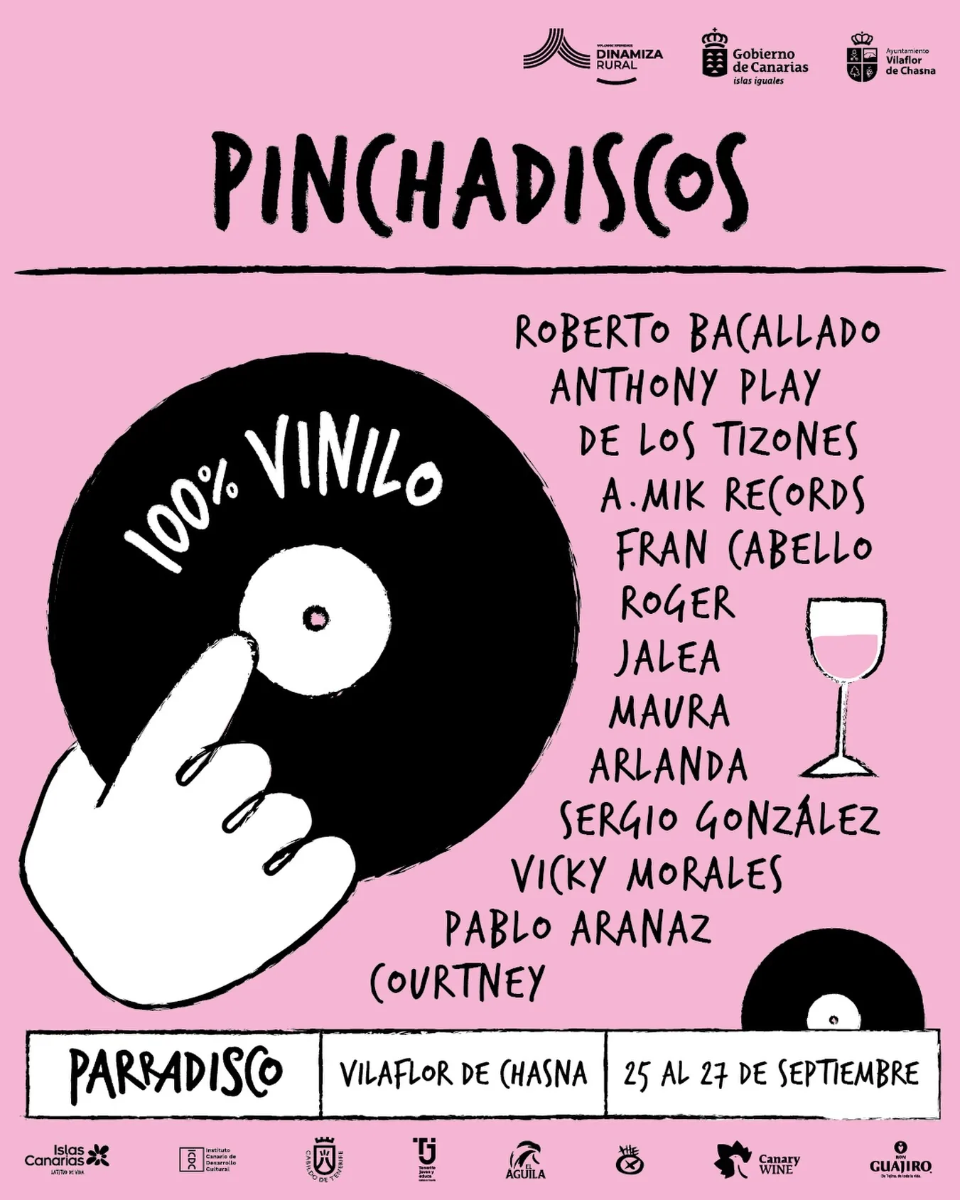 100% Vinilo en Parradisco — Fiestas y Festivales en Vilaflor de Chasna, Tenerife