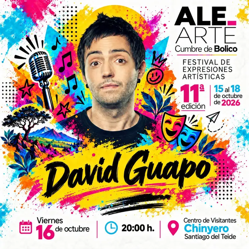 Headline Performance by David Guapo at Ale-Arte Festival — Theatre & Dance in Santiago del Teide, Tenerife