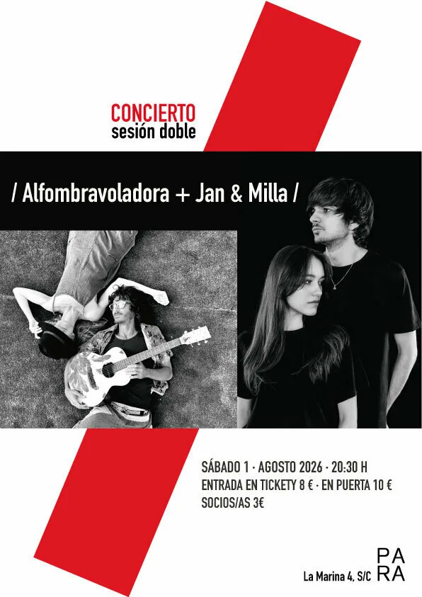 Alfombra Voladora y Jan & Milla: Concierto Doble — Música en Santa Cruz de Tenerife, Tenerife