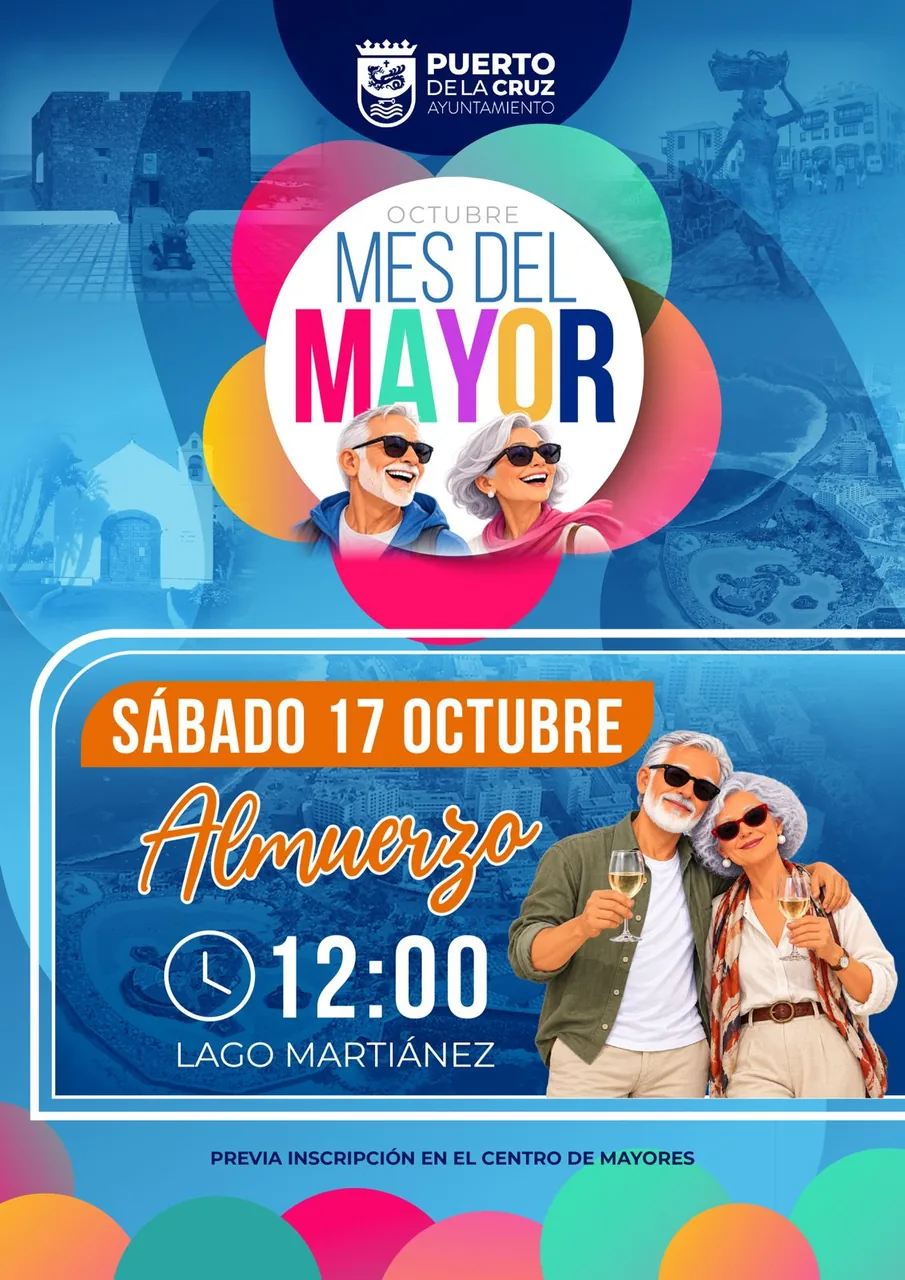 Seniors' Month Lunch — Workshops & Training in Puerto de la Cruz, Tenerife