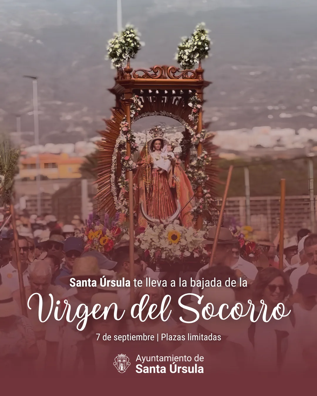 Descent of the Virgen del Socorro — Traditional Festivities in Santa Úrsula, Tenerife