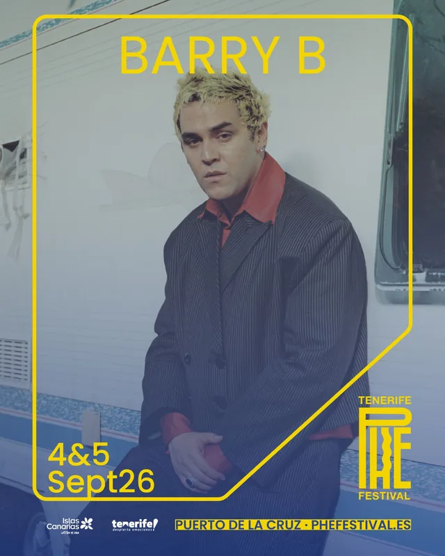 Barry B en Tenerife - Phe Festival 2026 — Fiestas y Festivales en Puerto de la Cruz, Tenerife