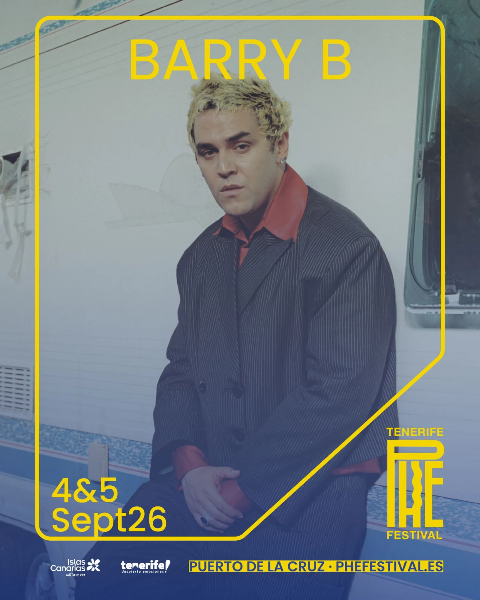 Barry B en Tenerife - Phe Festival 2026 — Fiestas y Festivales en Puerto de la Cruz, Tenerife