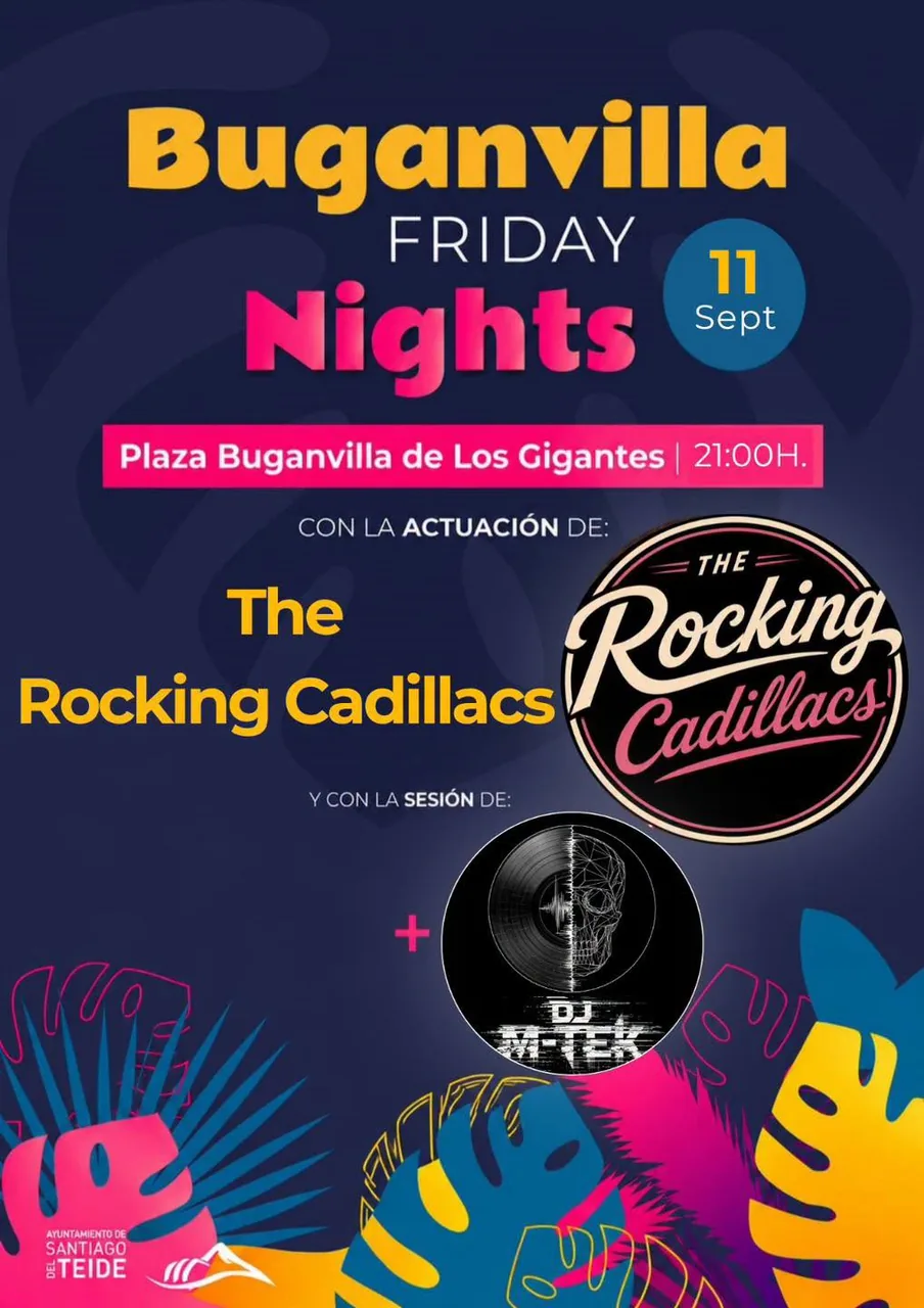 Buganvilla Friday Nights Regresa a Los Gigantes — Música en Santiago del Teide, Tenerife