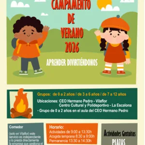 Campamento de Verano: Aprender Divirtiéndonos 2026 — Infantil y Familiar en Vilaflor de Chasna, Tenerife