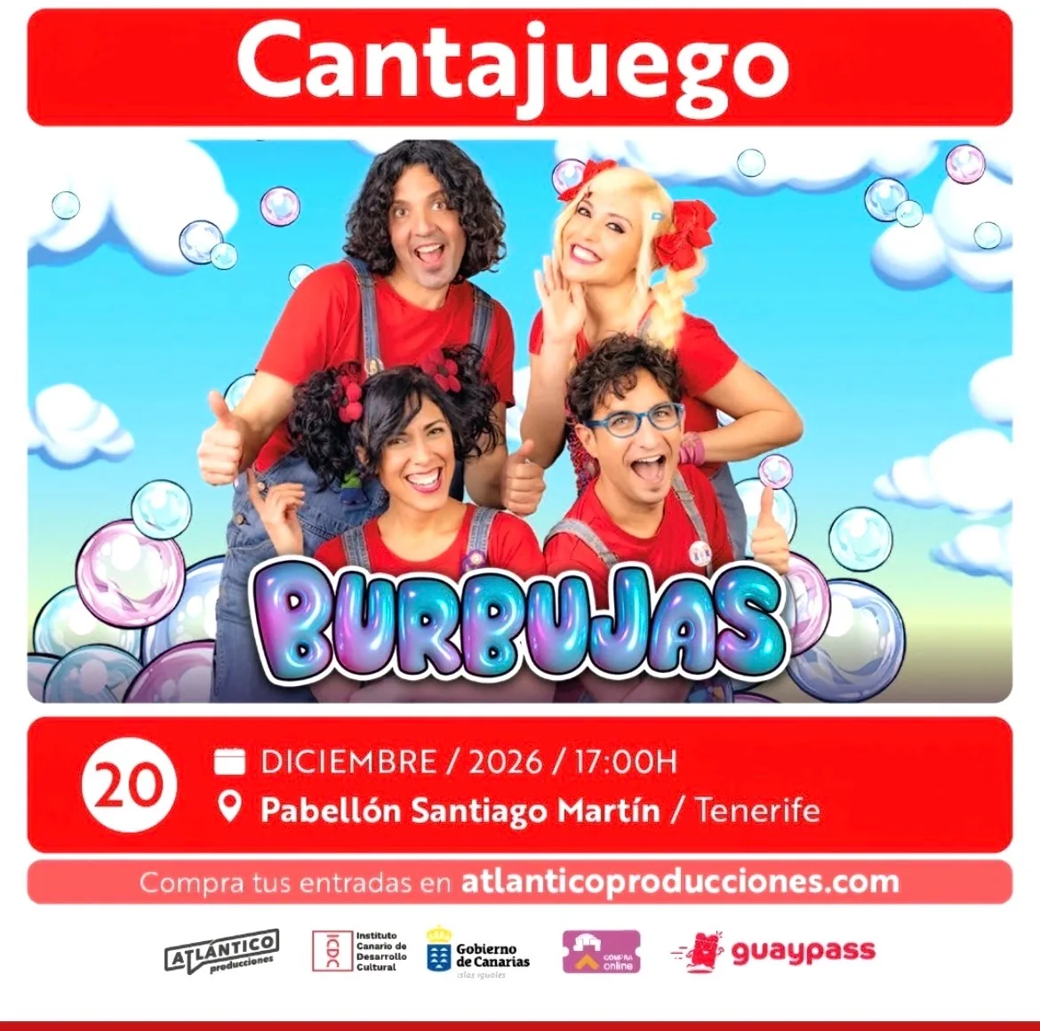 CantaJuego: Bubbles — Kids & Family in San Cristóbal de La Laguna, Tenerife