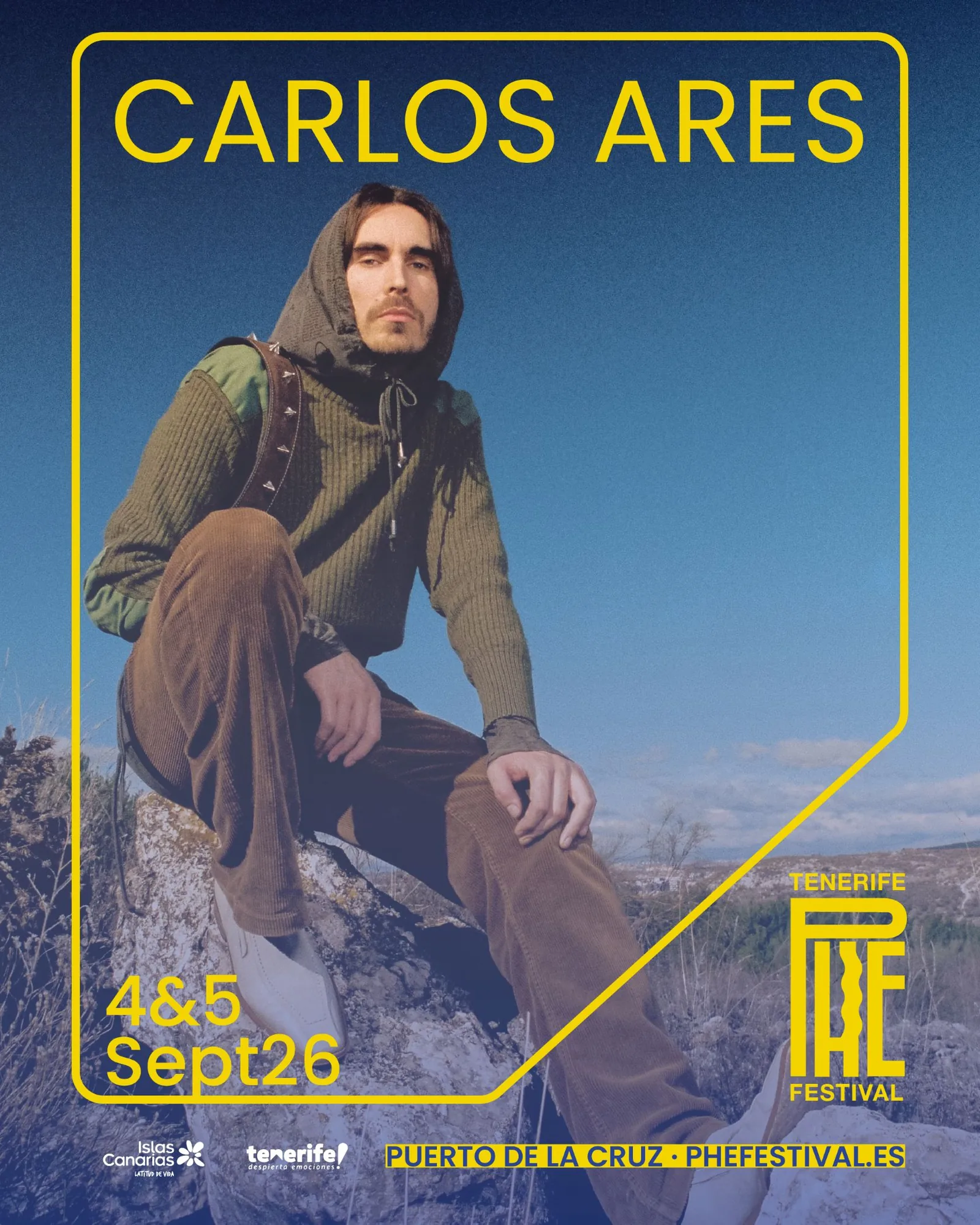 Carlos Ares en Tenerife - Phe Festival 2026 — Fiestas y Festivales en Puerto de la Cruz, Tenerife