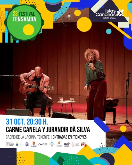 Carme Canela and Jurandir Dã Silva - Tensamba 2026 — Music in San Cristóbal de La Laguna, Tenerife