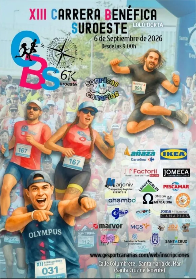 Carrera Benéfica del Suroeste — Deportes y Aventura en Santa Cruz de Tenerife, Tenerife