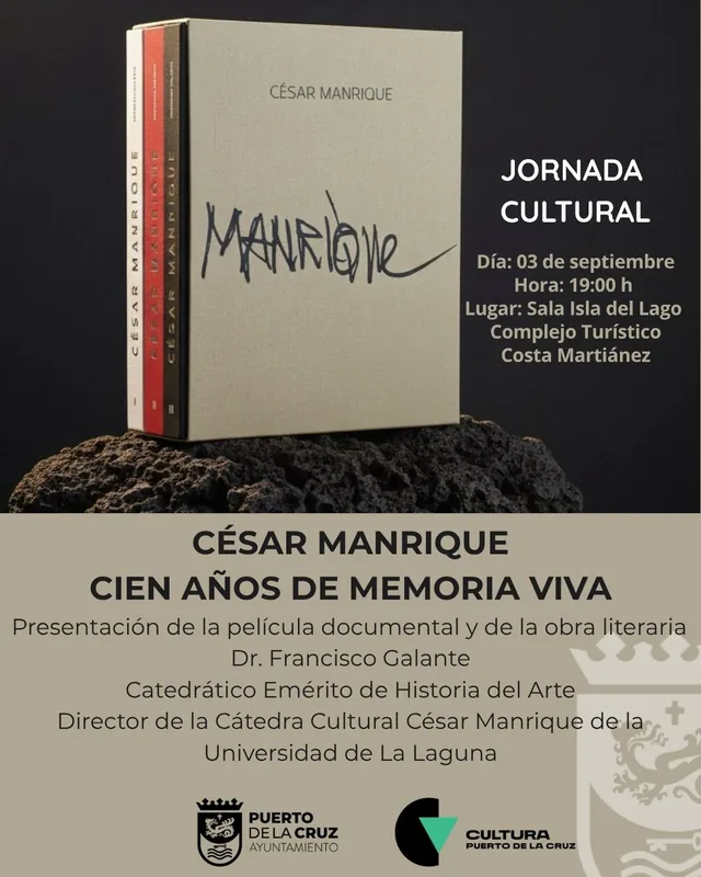 César Manrique, cien años de memoria viva — Talleres y Formación en Puerto de la Cruz, Tenerife