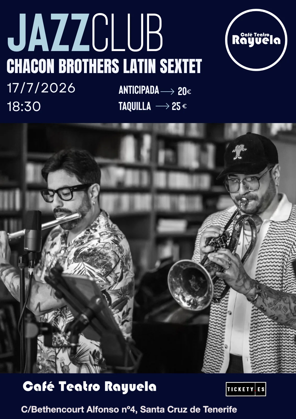Chacon Brothers Latin Sextet — Música en Santa Cruz de Tenerife, Tenerife