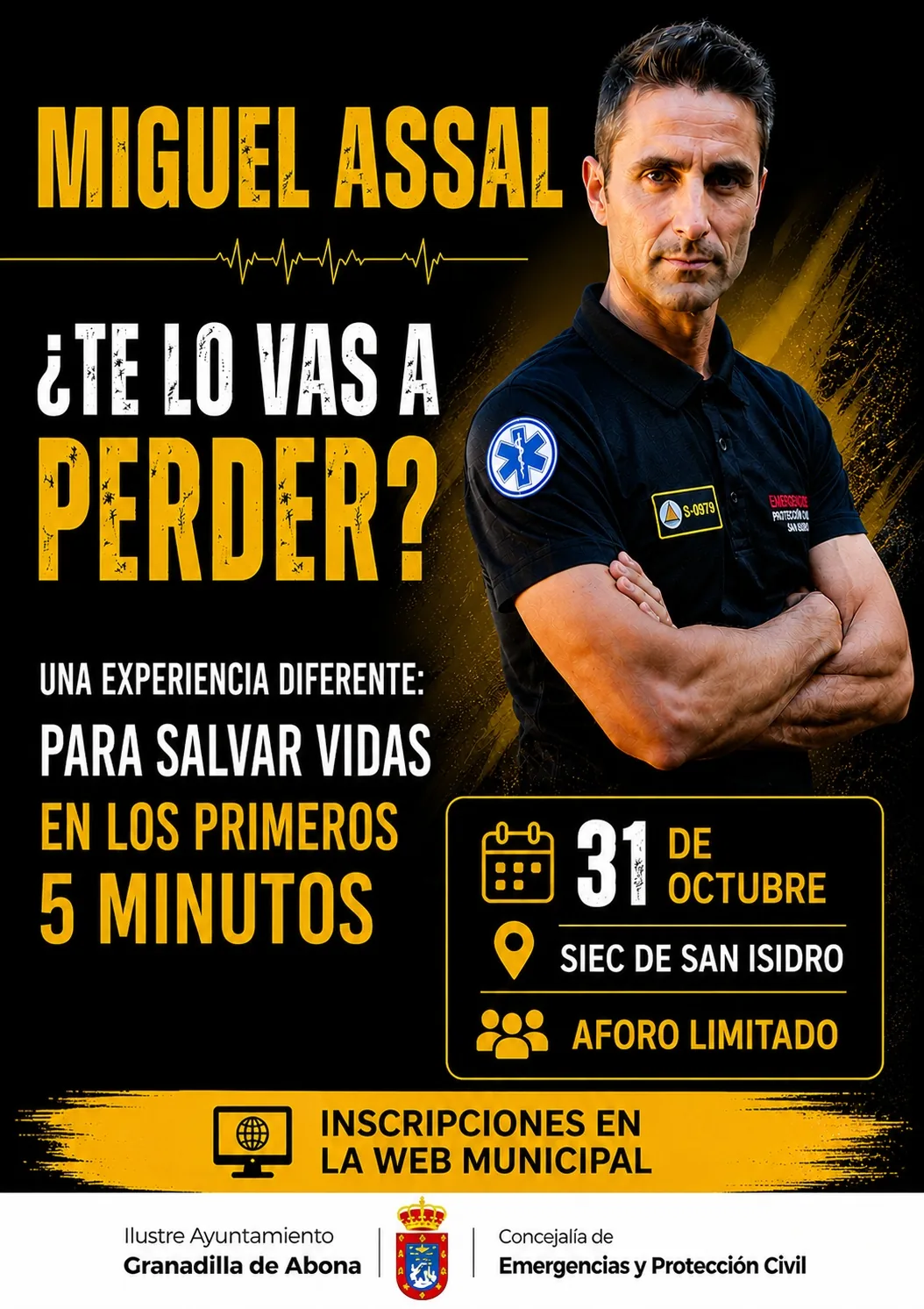 Charla de Miguel Assal en Granadilla de Abona — Talleres y Formación en Granadilla de Abona, Tenerife