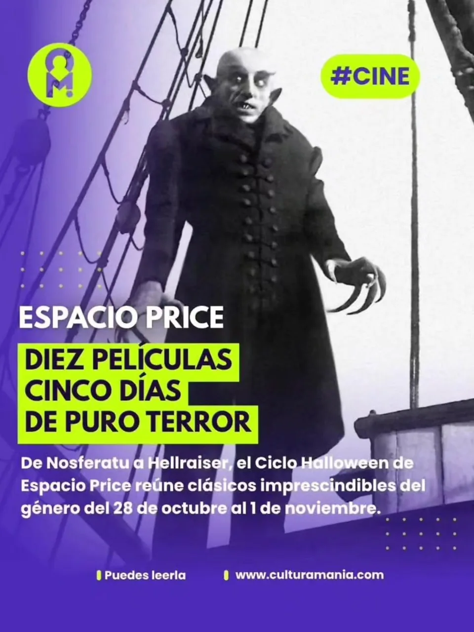 Classic Halloween Horror Film Series — Cinema in Santa Cruz de Tenerife, Tenerife