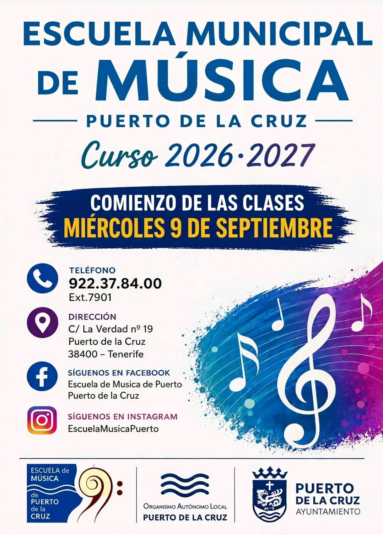 Clases en la Escuela de Música — Talleres y Formación en Puerto de la Cruz, Tenerife
