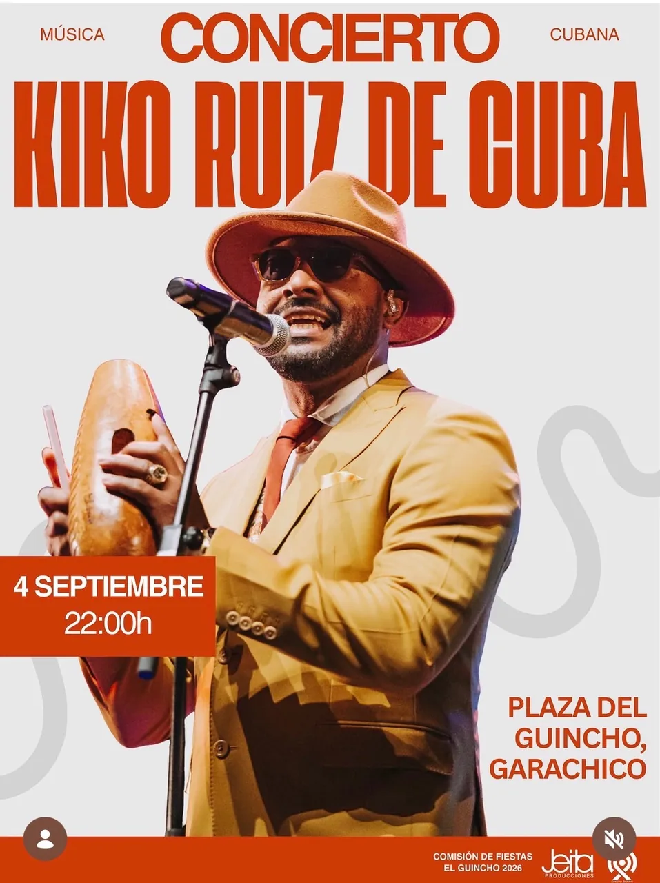 Concierto de Kiko Ruiz de Cuba — Música en Garachico, Tenerife