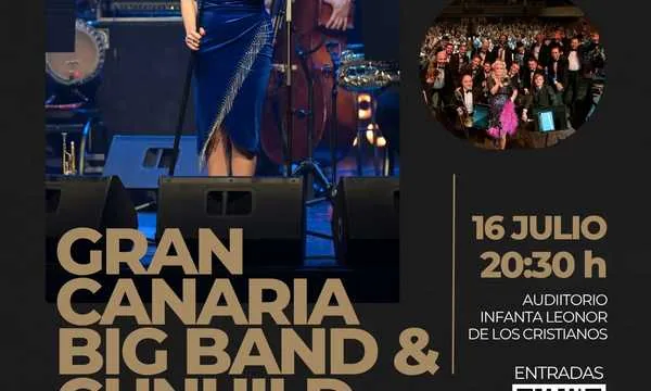 Concierto de La Gran Canaria Big Band & Gunhild Carling — Música en Arona, Tenerife