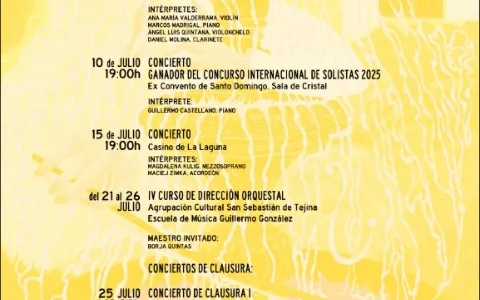 Concierto inaugural del IV Festival Internacional de Música de Aguere — Música en San Cristóbal de La Laguna, Tenerife