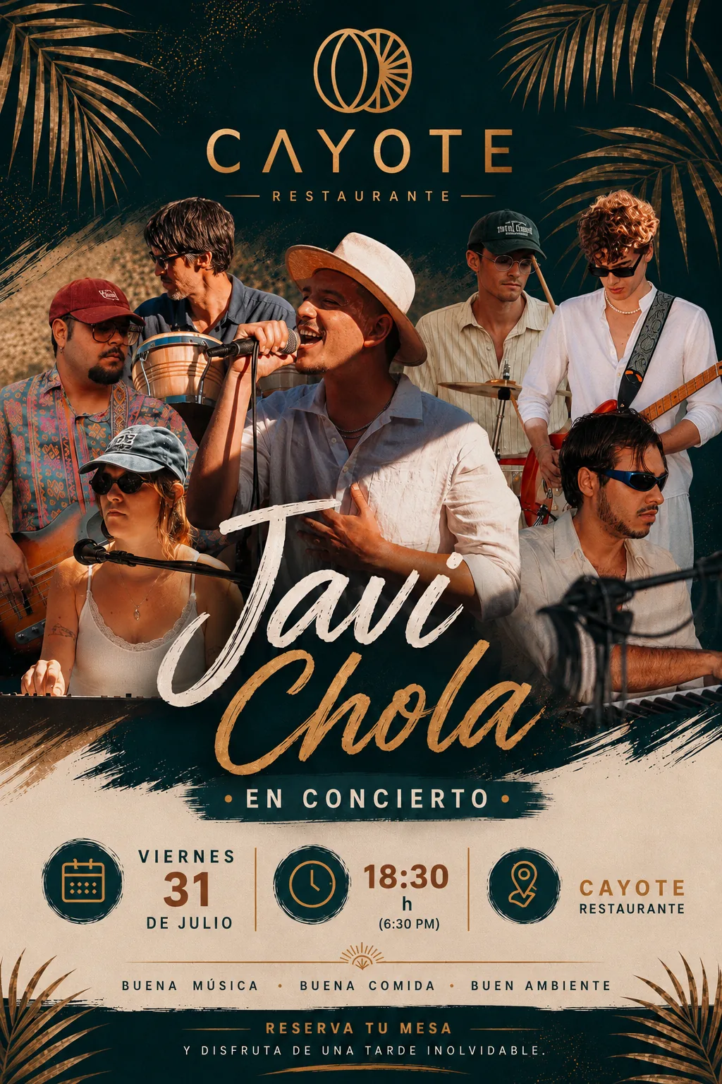 Concierto Javi Chola — Música en Santa Cruz de Tenerife, Tenerife