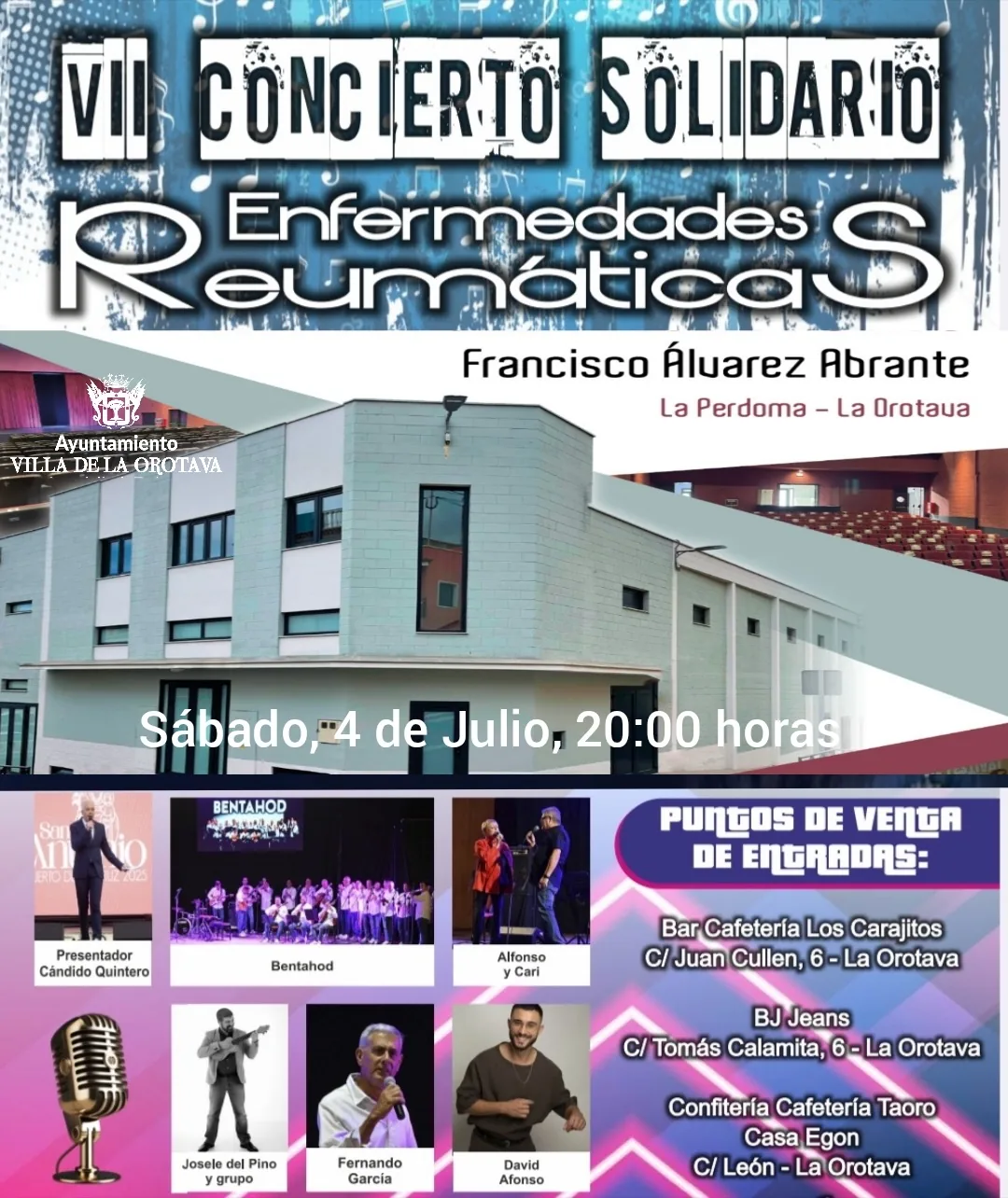 Concierto solidario en La Perdoma — Música en La Orotava, Tenerife