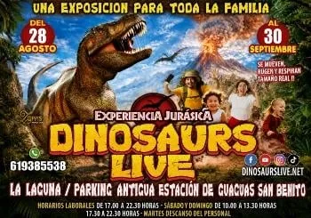 Dinosaurios Live en La Laguna — Infantil y Familiar en San Cristóbal de La Laguna, Tenerife