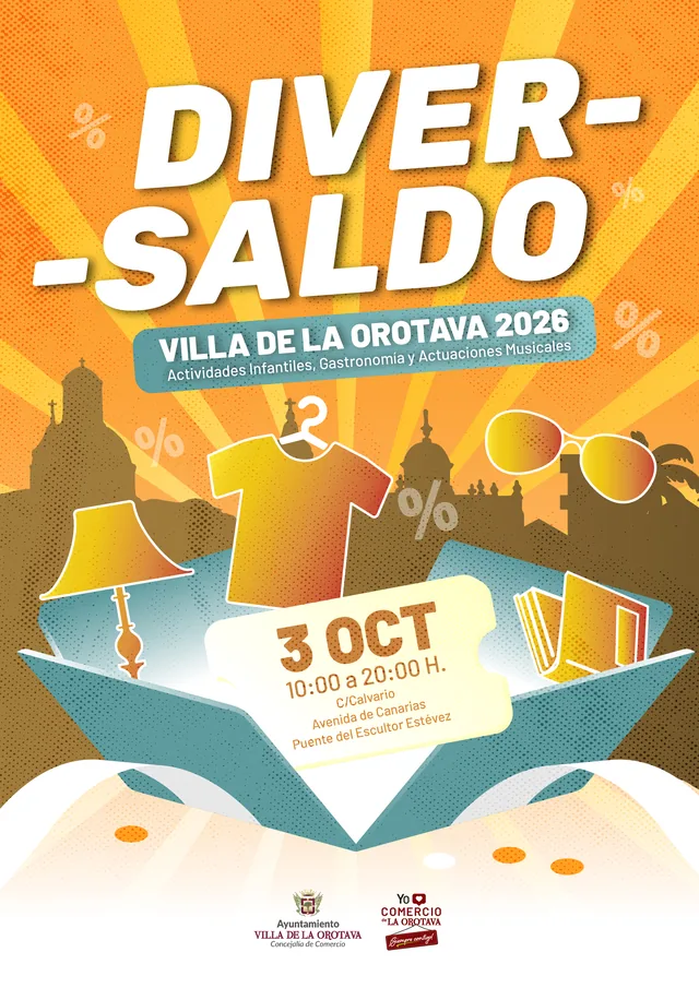 DiverSaldo - Villa de La Orotava 2026 — Mercadillos y Ferias en La Orotava, Tenerife