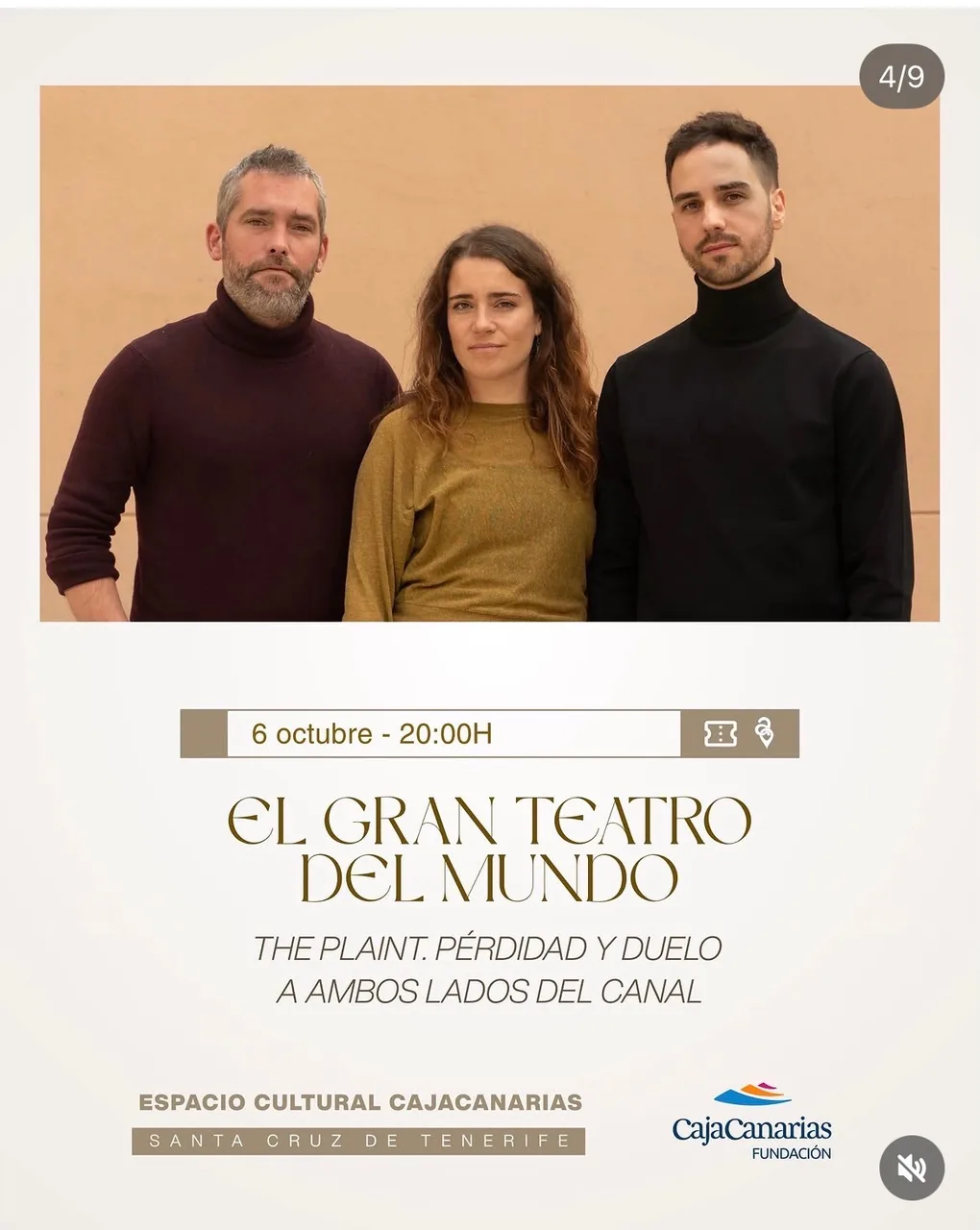 El Gran Teatro del Mundo — The Plaint: Loss and Mourning on Both Sides of the Channel — Theatre & Dance in Santa Cruz de Tenerife, Tenerife