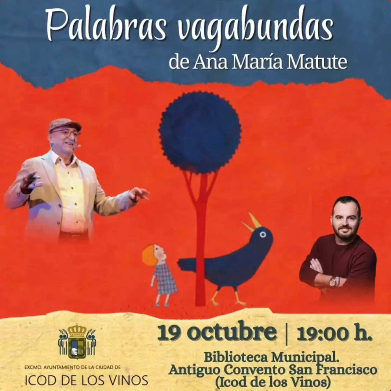 Espectáculo Palabras vagabundas de Ana Mª Matute — Teatro y Danza en Icod de los Vinos, Tenerife