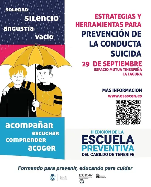 Strategies and Tools for Preventing Suicidal Behaviour — Workshops & Training in San Cristóbal de La Laguna, Tenerife
