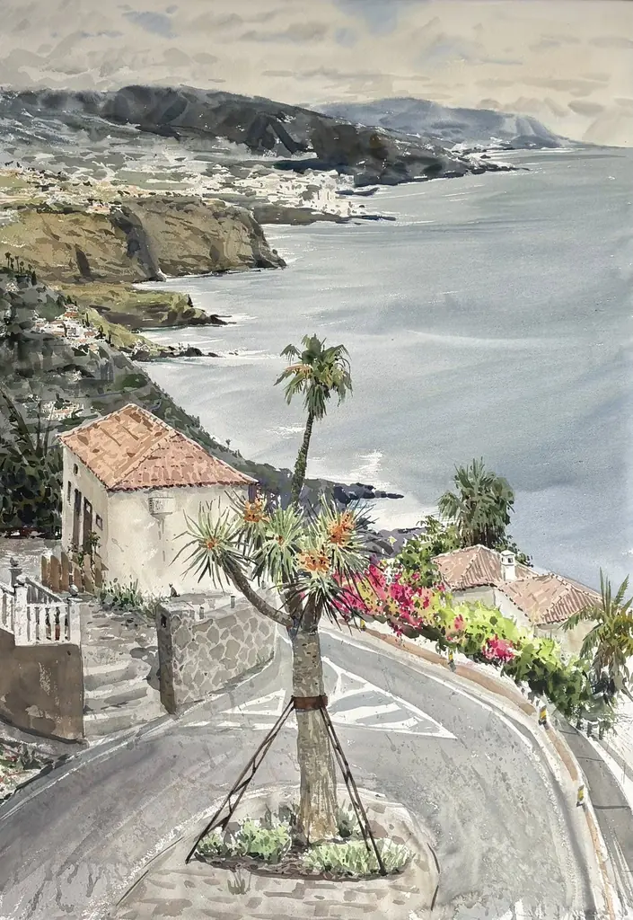 Exposición de acuarelas de la artista Iulia Gupalo en El Sauzal — Exposiciones y Museos en El Sauzal, Tenerife