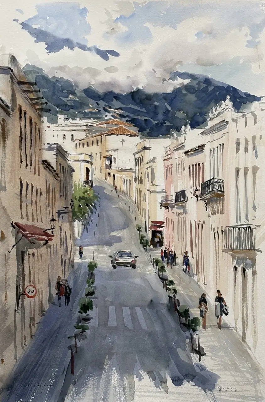 Exposición de acuarelas de la artista Iulia Gupalo en El Sauzal — Exposiciones y Museos en El Sauzal, Tenerife