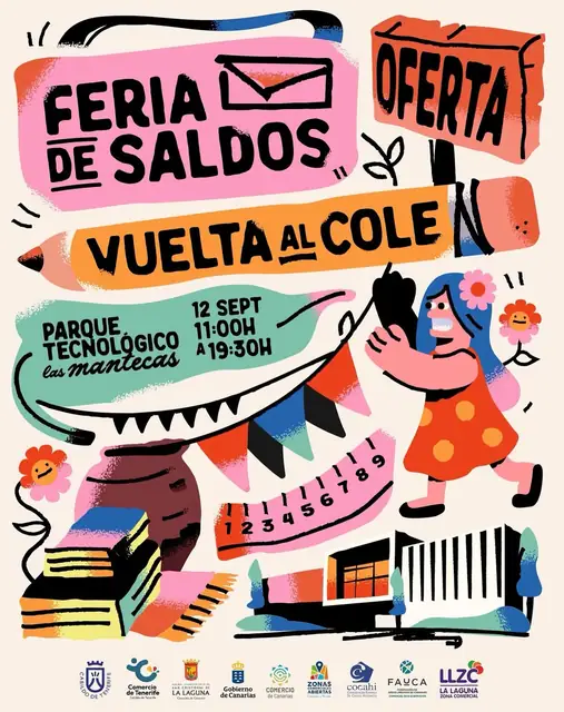Back to School Clearance Sale — Markets & Fairs in San Cristóbal de La Laguna, Tenerife