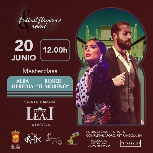 Festival Flamenco Romí 2.0 - Masterclass — Talleres y Formación en San Cristóbal de La Laguna, Tenerife