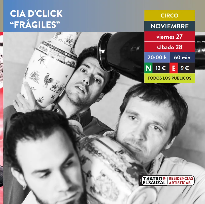 D'Click Presents Frágiles at Teatro El Sauzal — Theatre & Dance in El Sauzal, Tenerife
