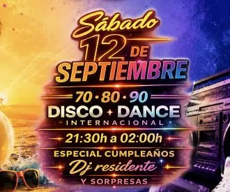 Funky Room Cumple Luciano, Guest Dj Llarens. 70 • 80 • 90 Disco Dance Internacional — Fiestas y Festivales en Santa Cruz de Tenerife, Tenerife