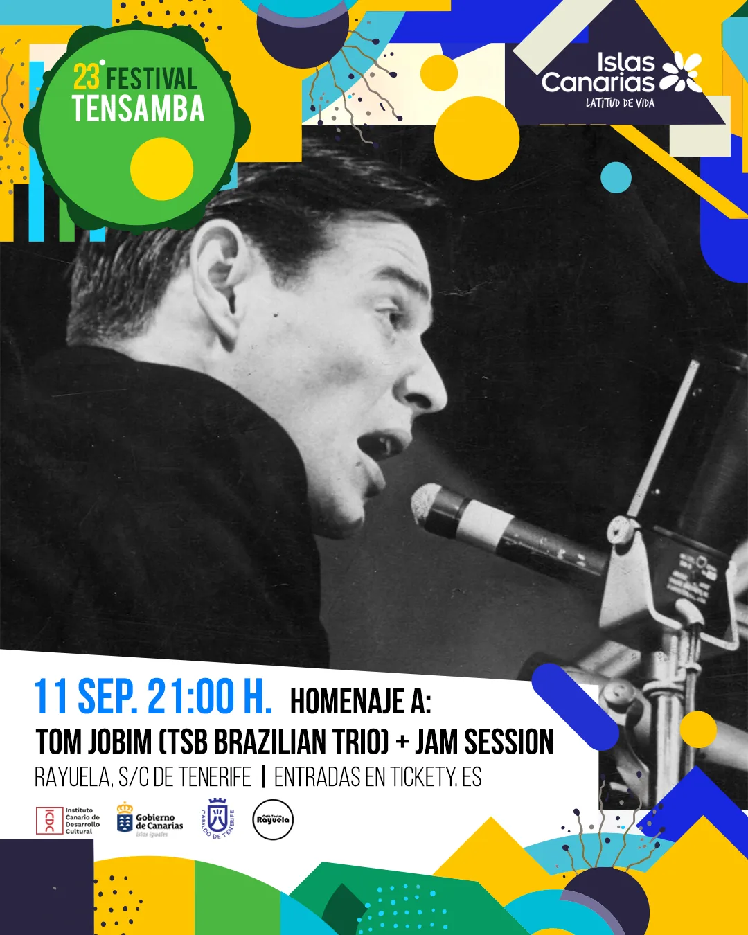Homenaje a Tom Jobim + Jam Session, 23º Festival Tensamba 2026 — Música en Santa Cruz de Tenerife, Tenerife