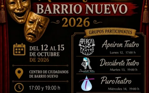 1st Barrio Nuevo Amateur Theatre Festival — Theatre & Dance in San Cristóbal de La Laguna, Tenerife