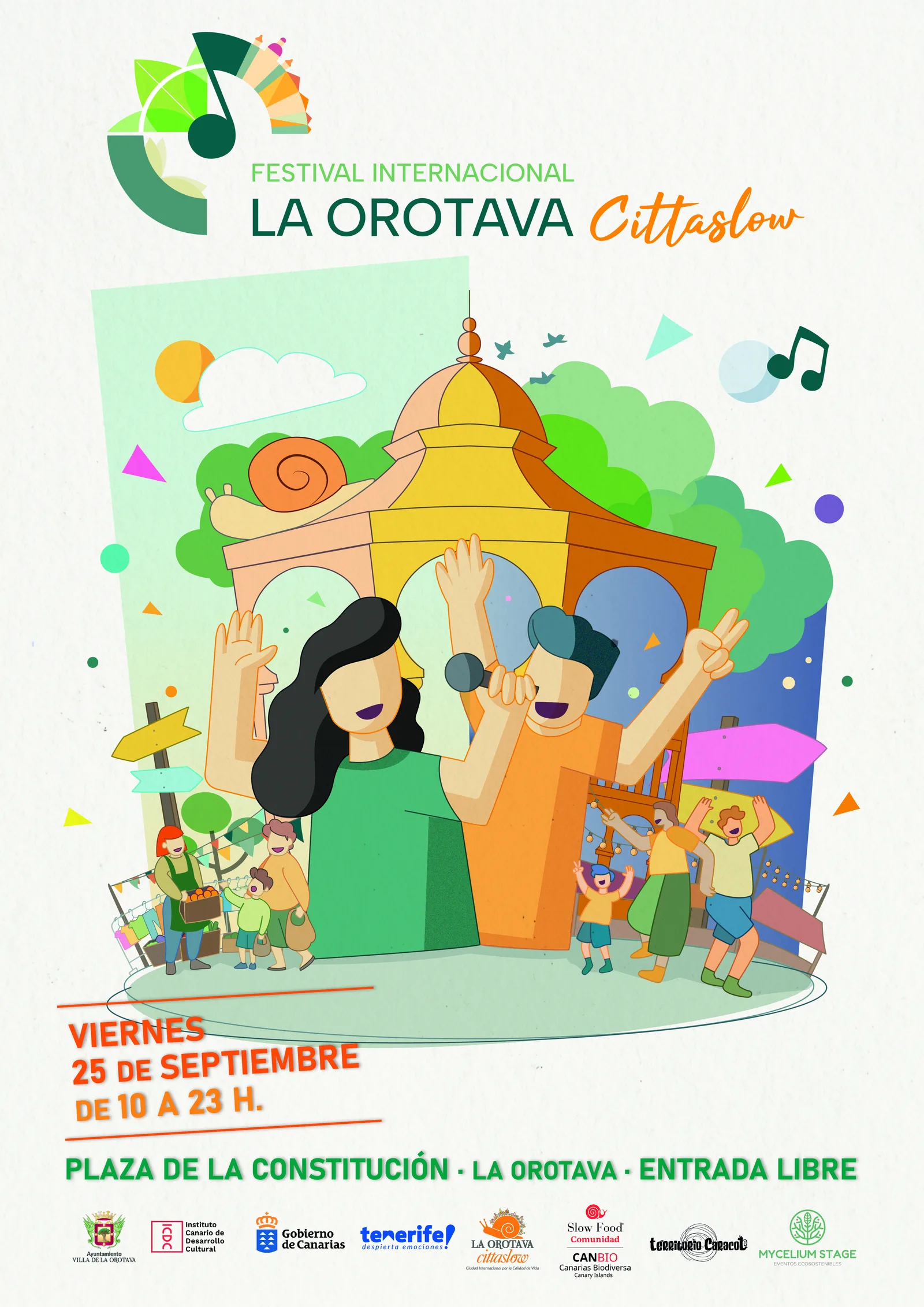 II Festival Internacional La Orotava Cittaslow 2026 — Talleres y Formación en La Orotava, Tenerife