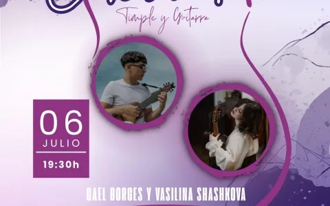 III Festival Internacional de Cuerda Pulsada ciudad de La Laguna – Gael Borges y Vasilina Shashkova — Música en San Cristóbal de La Laguna, Tenerife