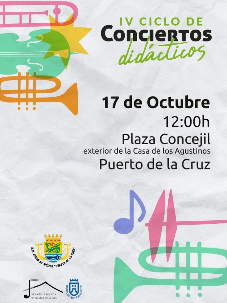 IV Ciclos de Conciertos Didácticos — Música en Puerto de la Cruz, Tenerife