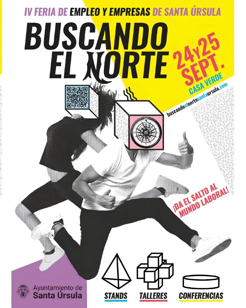 4th Employment and Business Fair ‘Buscando el Norte’ — Workshops & Training in Santa Úrsula, Tenerife