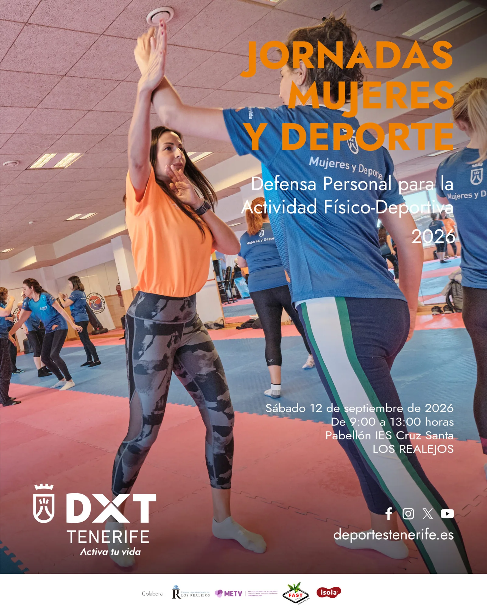 Women and Sport 2026 Workshop: Self-Defence for Physical Activity and Sport — Workshops & Training in Los Realejos, Tenerife