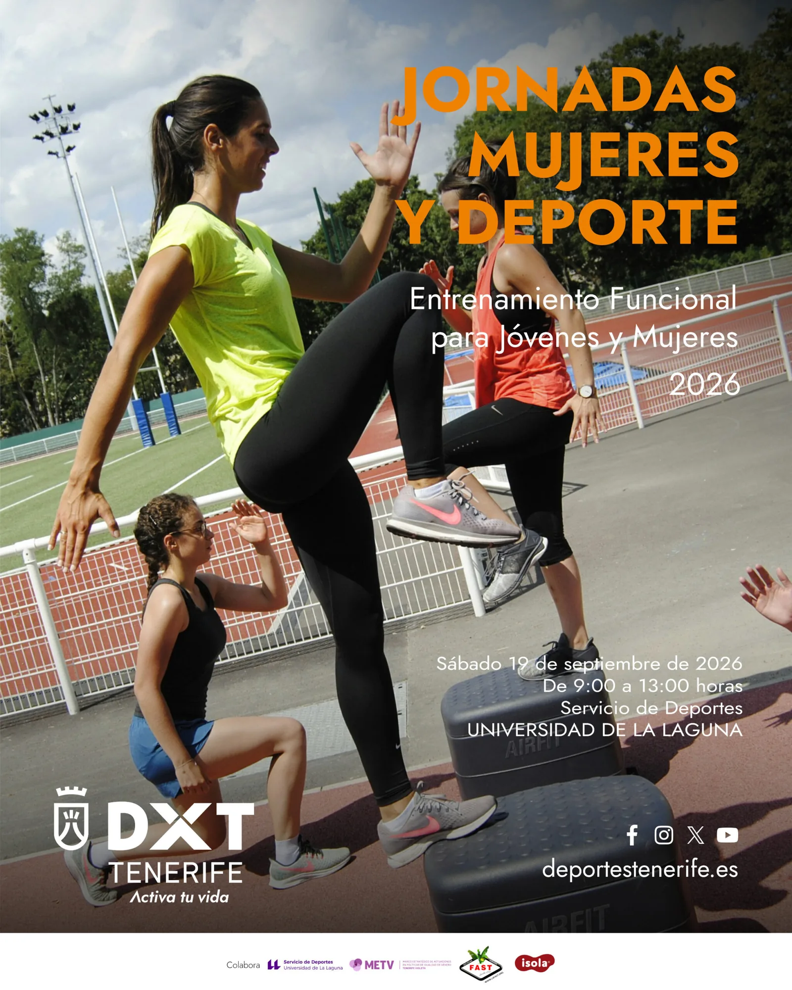 Jornada Mujeres y Deporte 2026 | Entrenamiento Funcional — Deportes y Aventura en San Cristóbal de La Laguna, Tenerife