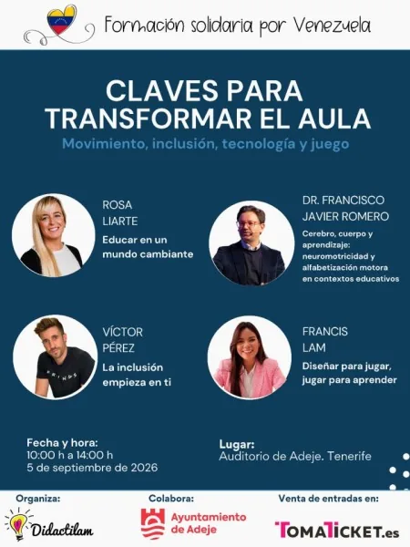 Educational Workshops: Keys to Classroom Transformation — Workshops & Training in Adeje, Tenerife