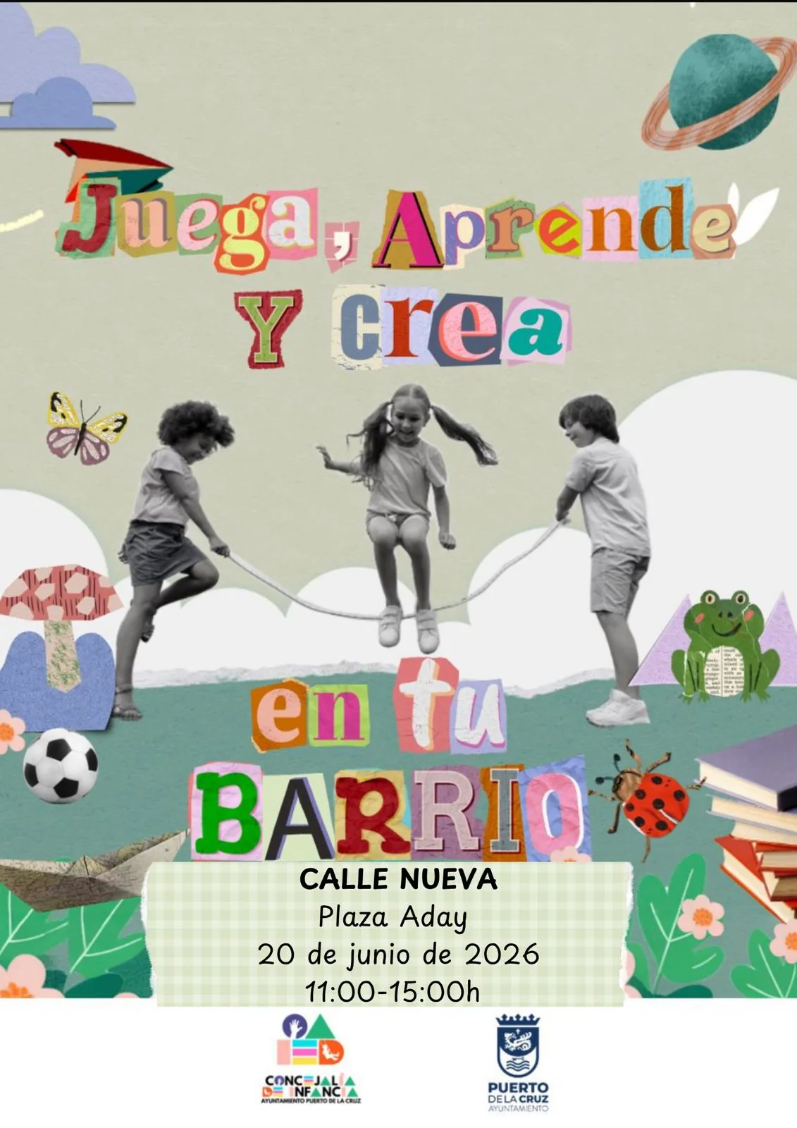 Juega, aprende y crea en tu barrio — Infantil y Familiar en Puerto de la Cruz, Tenerife