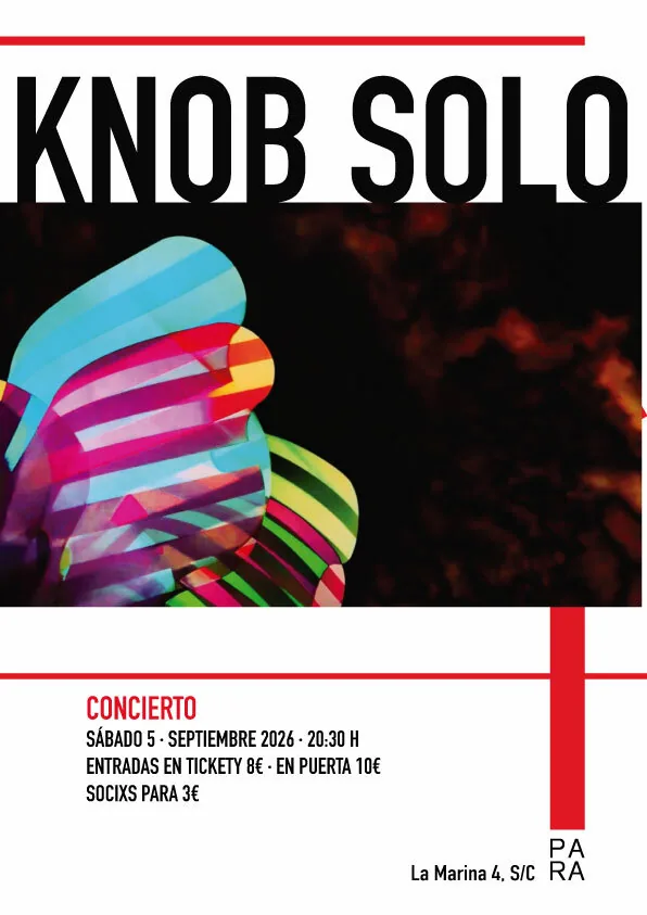 KNOB SOLO — Music in Santa Cruz de Tenerife, Tenerife