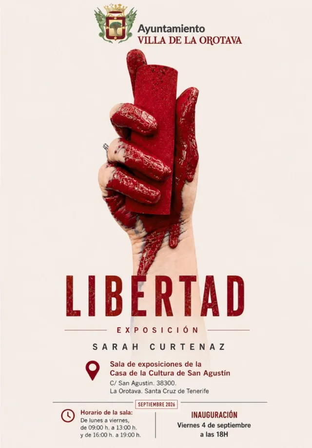 Libertad - Exposición de Sarah Curtenaz — Exposiciones y Museos en La Orotava, Tenerife