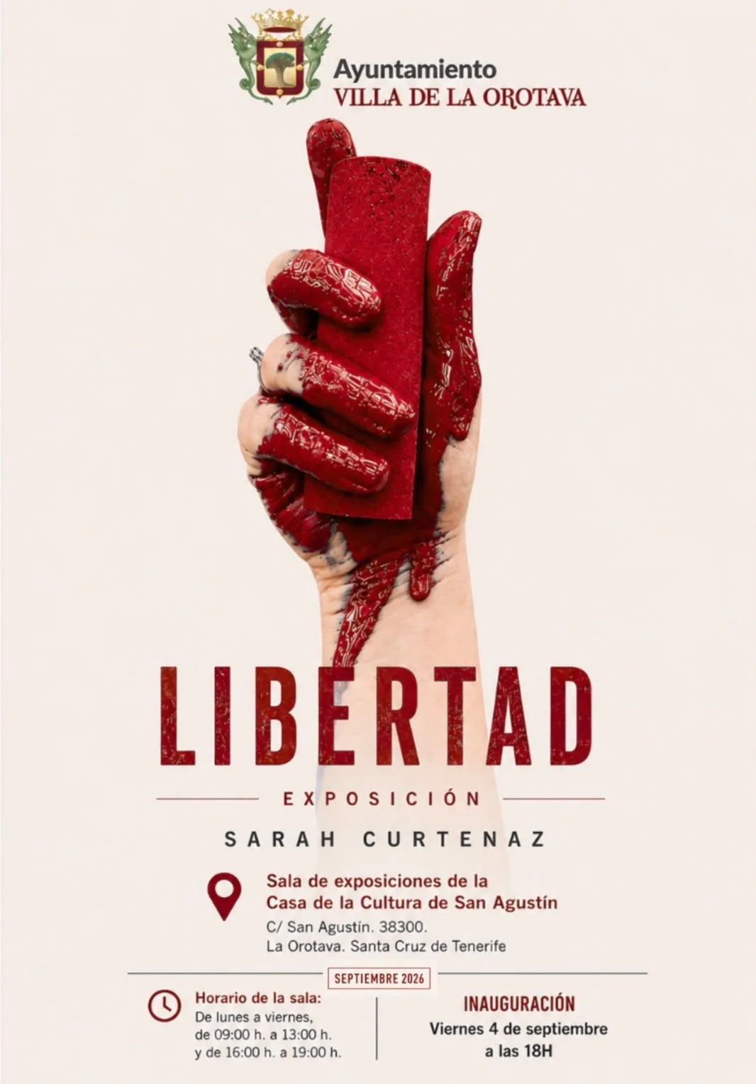 Libertad - Exposición de Sarah Curtenaz — Exposiciones y Museos en La Orotava, Tenerife